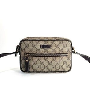 Gucci Brown Monogram Shoulder Bag